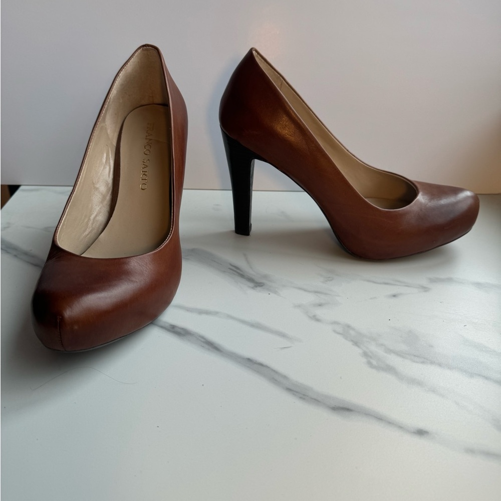 Franco Sarto platform stiletto size 9 brown new